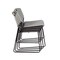 Zeng Regency Zeng Ultra Compact Metal Frame Armless Stackable Chair - Grey, PK4 4400GY4PK - alternate 3